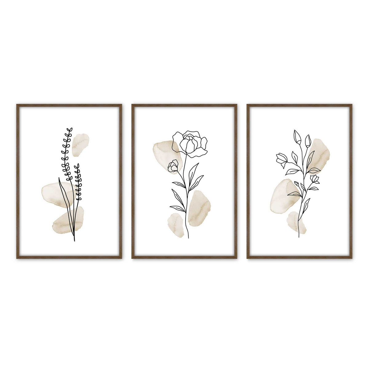 [Color:Walnut], Picture of art in a Walnut frame