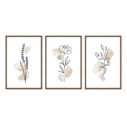 [Color:Walnut], Picture of art in a Walnut frame