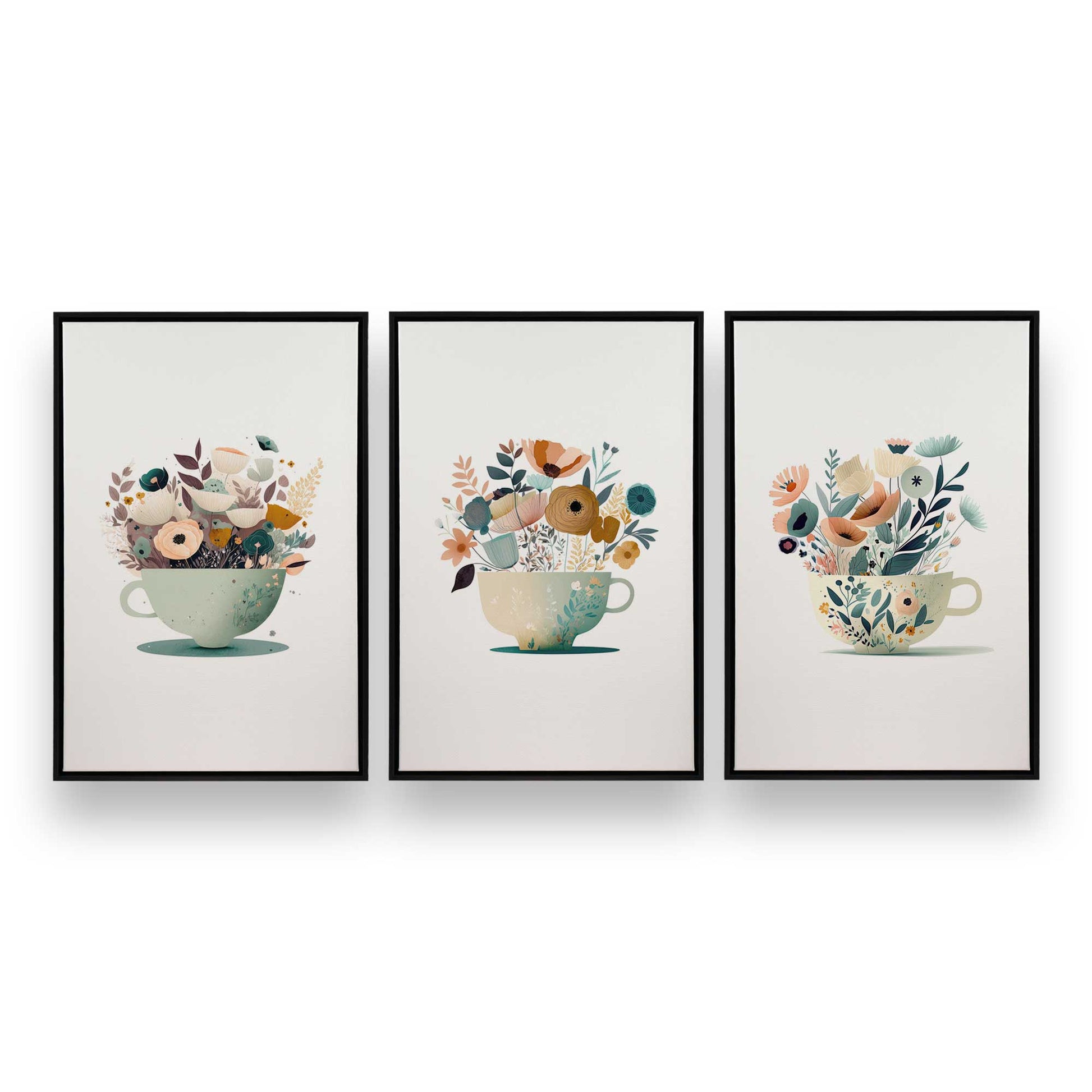 [Color:Satin Black], Picture of art in a Satin Black frame