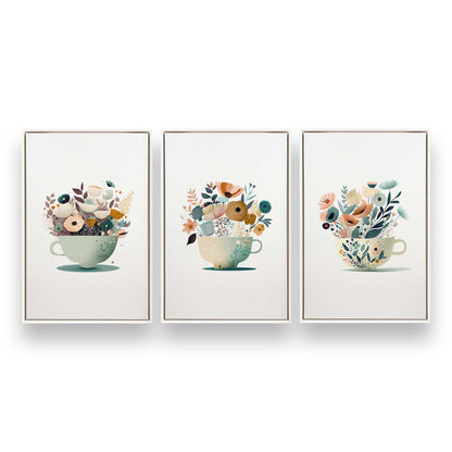 [Color:Opaque White], Picture of art in a White frame