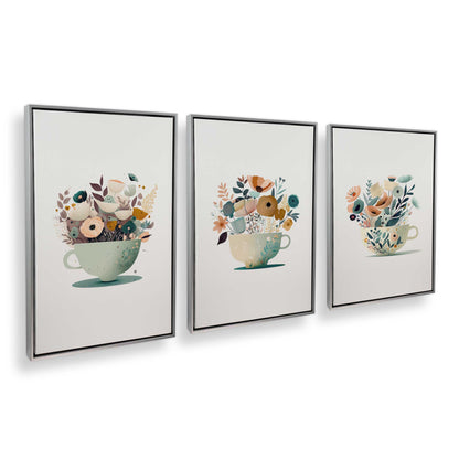 [Color:Polished Chrome], Picture of art in a Polished Chrome frame at an angle