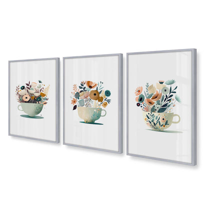 [Color:Polished Chrome], Picture of art in a Polished Chrome frame at an angle