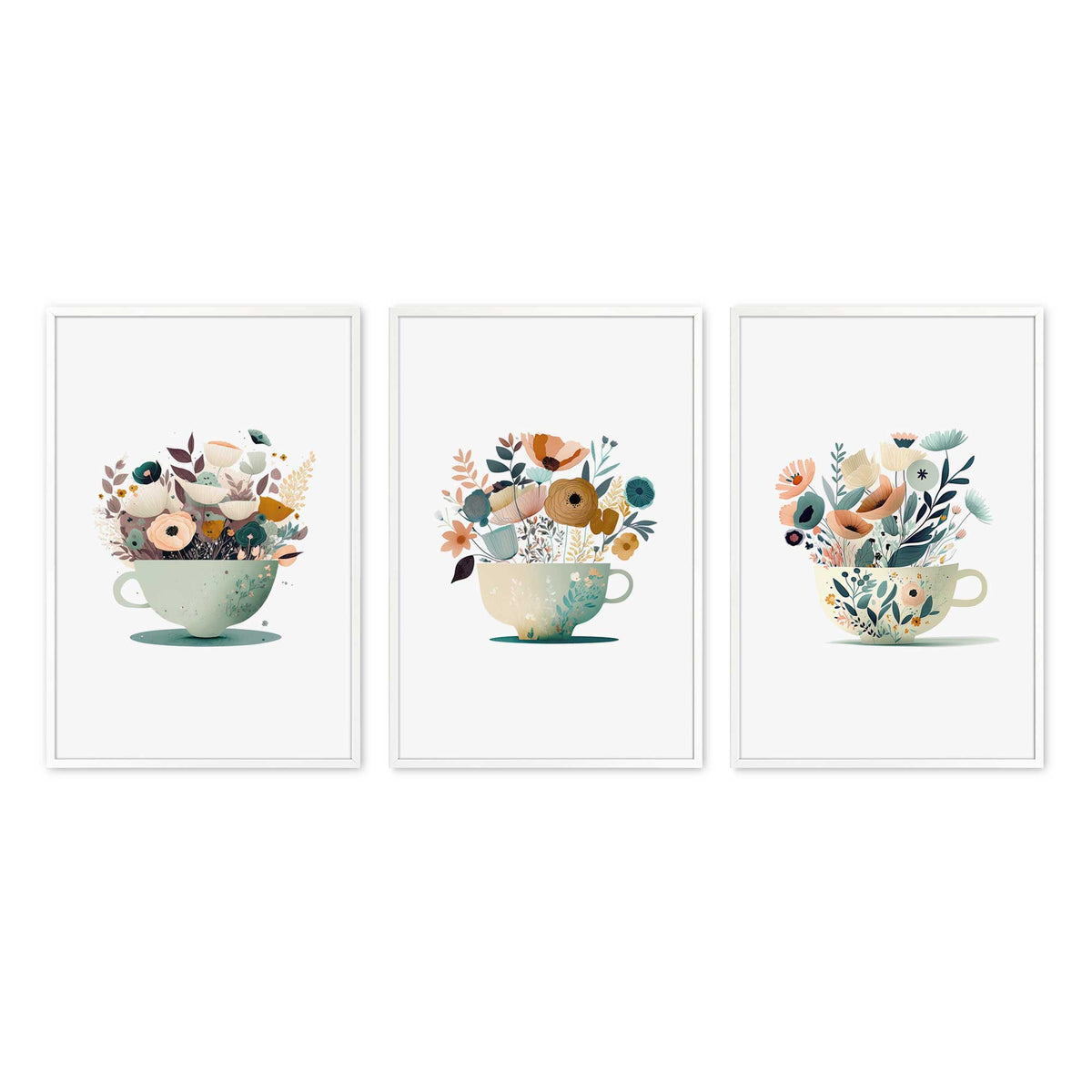[Color:Opaque White], Picture of art in an Opaque White frame