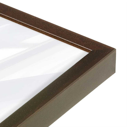 [Color:Belvinder Brown], Picture of art in a Belvinder Brown frame of the corner