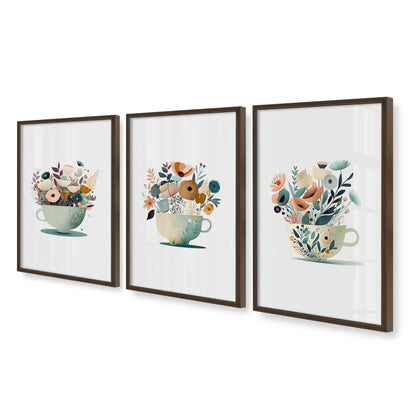 [Color:Belvinder Brown], Picture of art in a Belvinder Brown frame at an angle