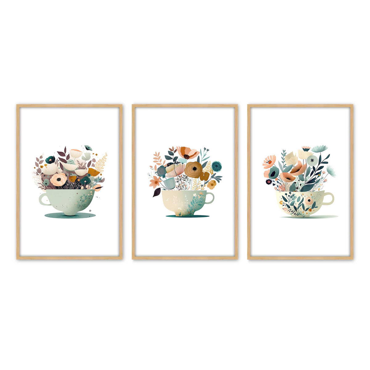 [Color:American Maple], Picture of art in a American Maple frame