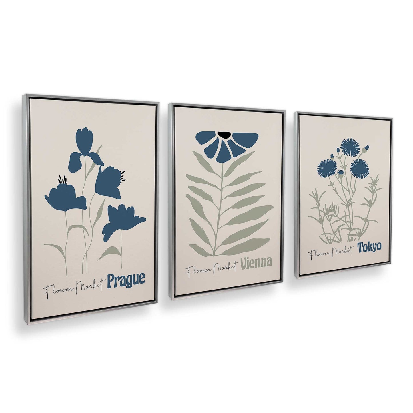 [Color:Polished Chrome], Picture of art in a Polished Chrome frame at an angle