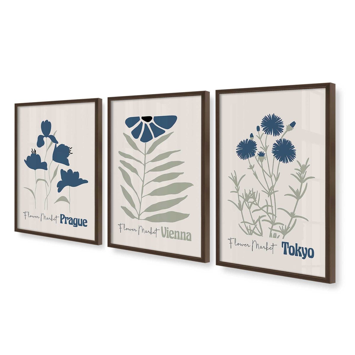 [Color:Belvinder Brown], Picture of art in a Belvinder Brown frame at an angle