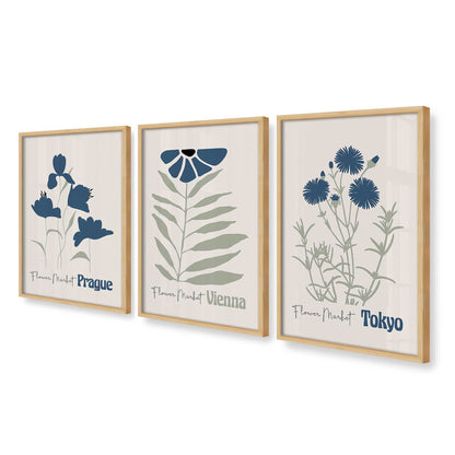 [Color:American Maple], Picture of art in an American Maple frame at an angle