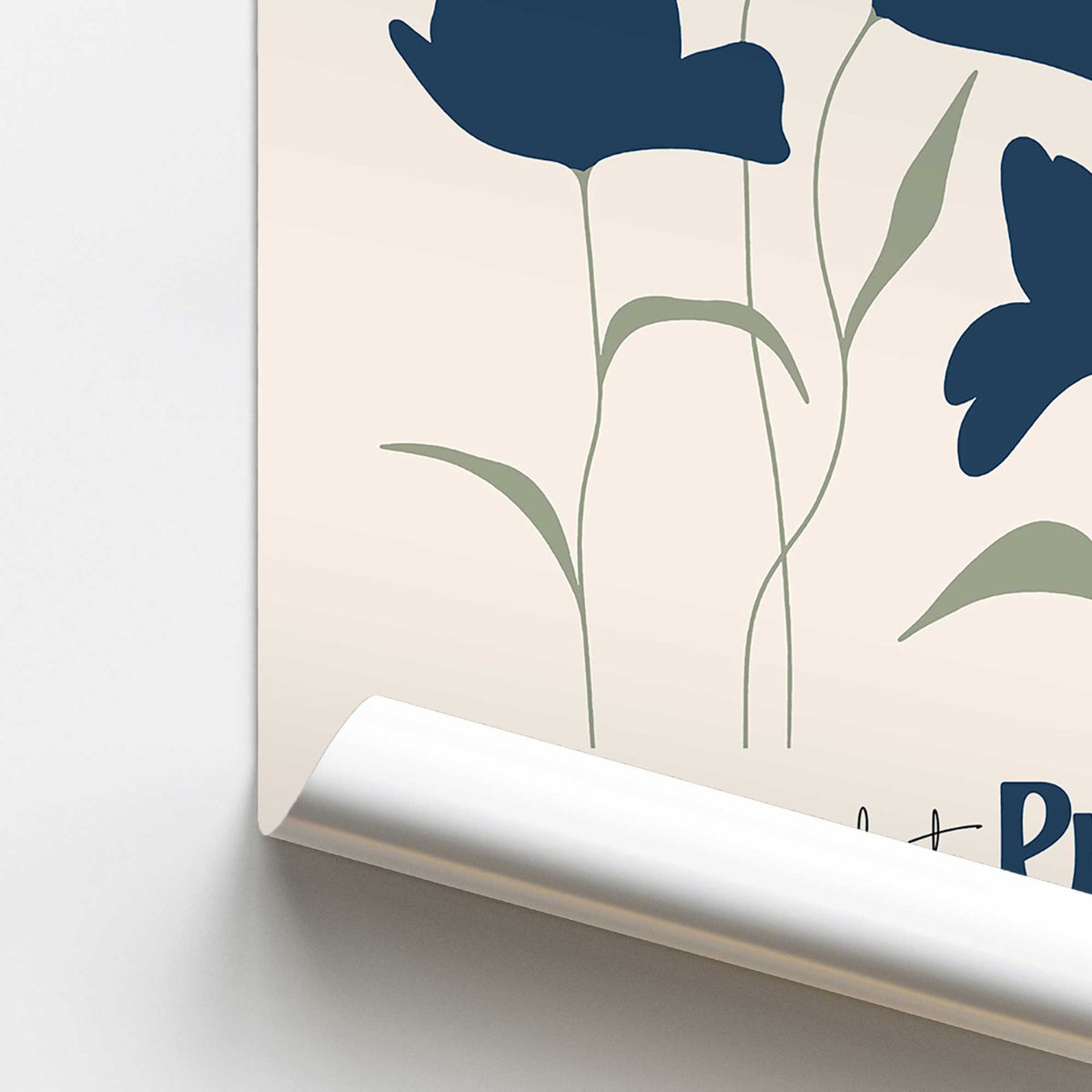 [color:Rolled Print], Picture of close up of art
