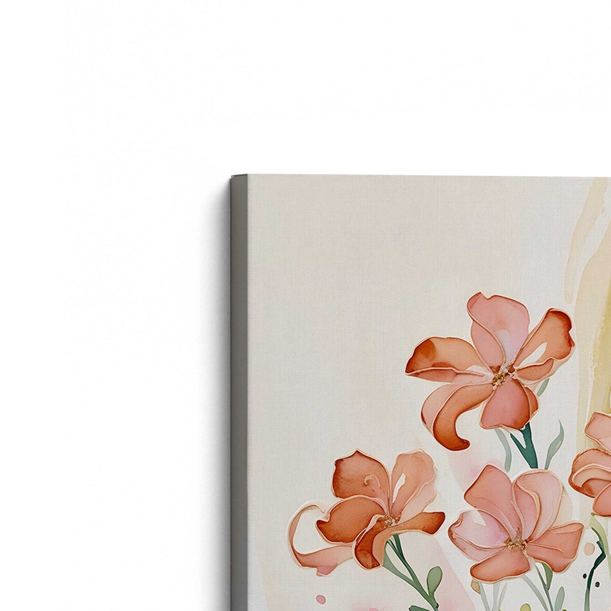 [Color:Stretched Canvas], Picture of the corner of the art