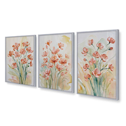 [Color:Polished Chrome], Picture of art in a Polished Chrome frame at an angle