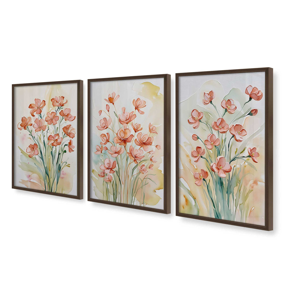 [Color:Belvinder Brown], Picture of art in a Belvinder Brown frame at an angle