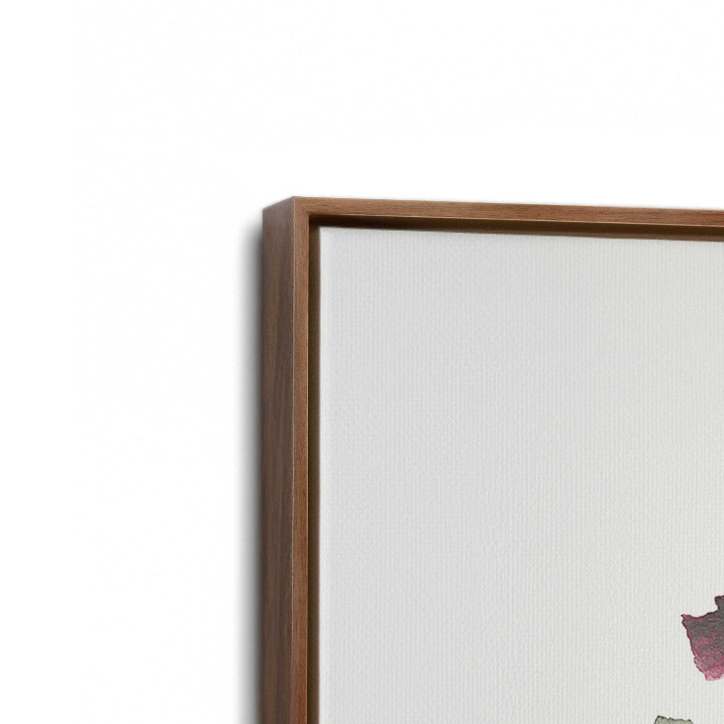 [Color:Walnut], Picture of the corner of the art