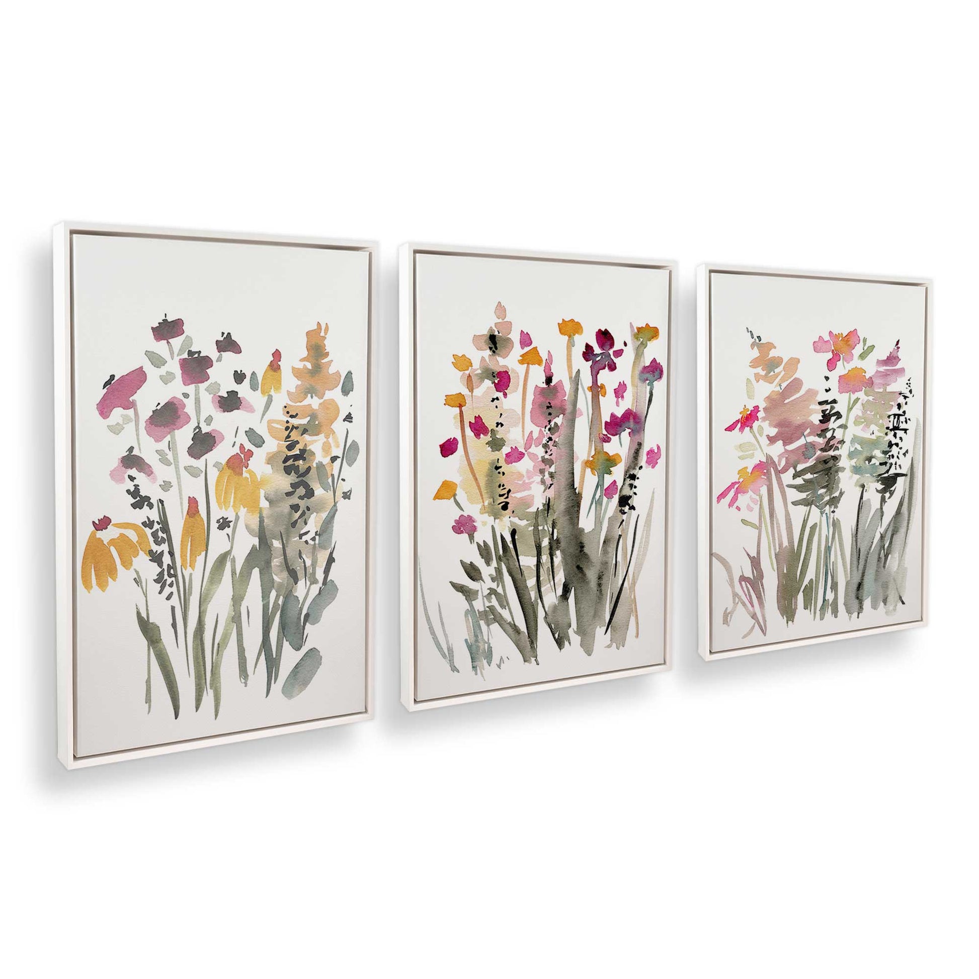 [Color:Opaque White], Picture of art in a White frame at an angle