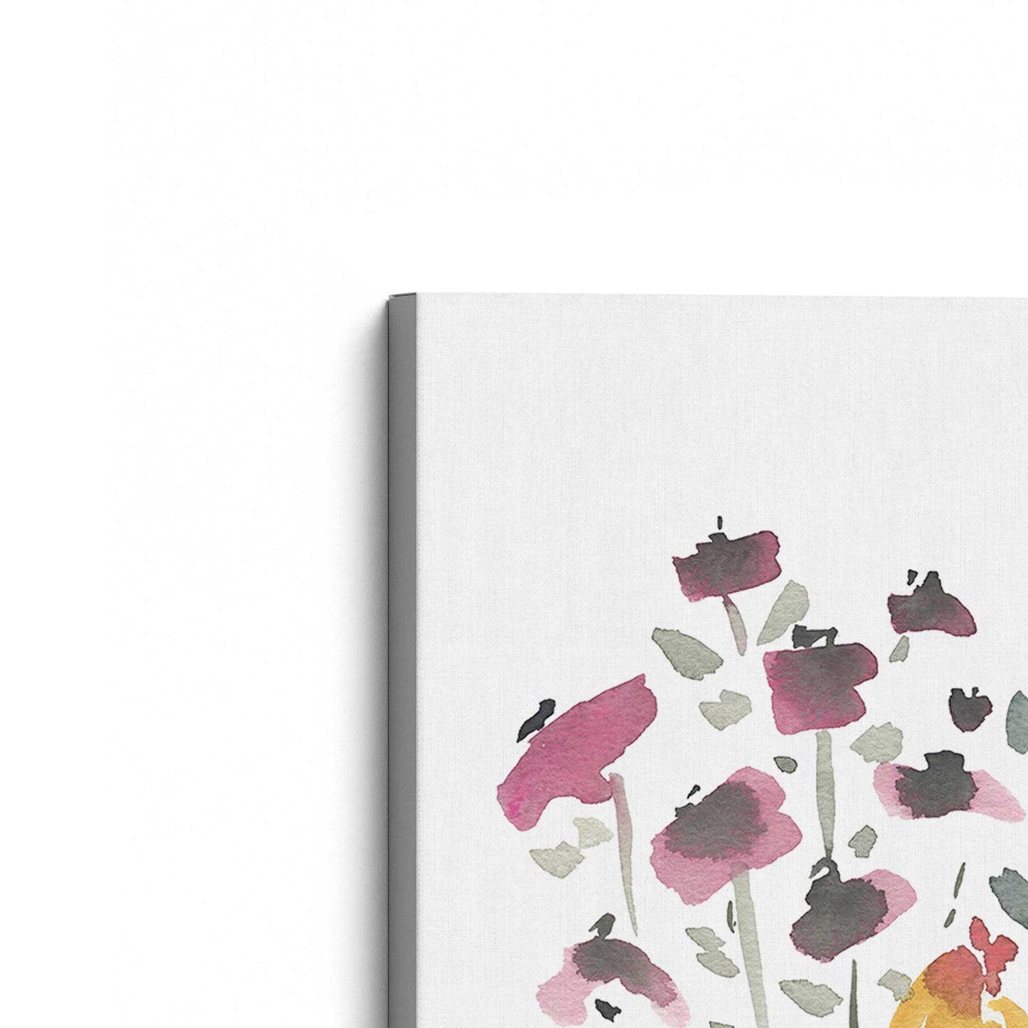 [Color:Stretched Canvas], Picture of the corner of the art
