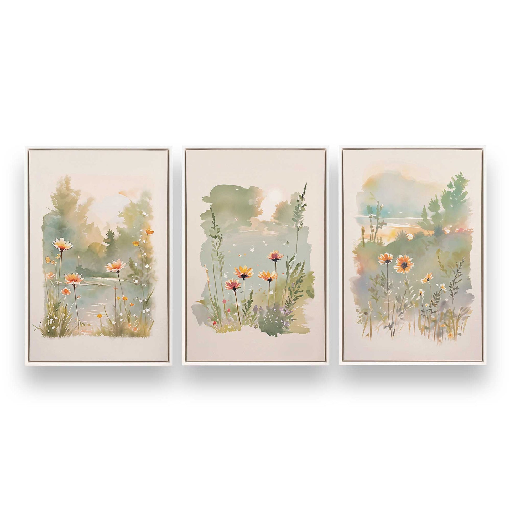 [Color:Opaque White], Picture of art in a White frame