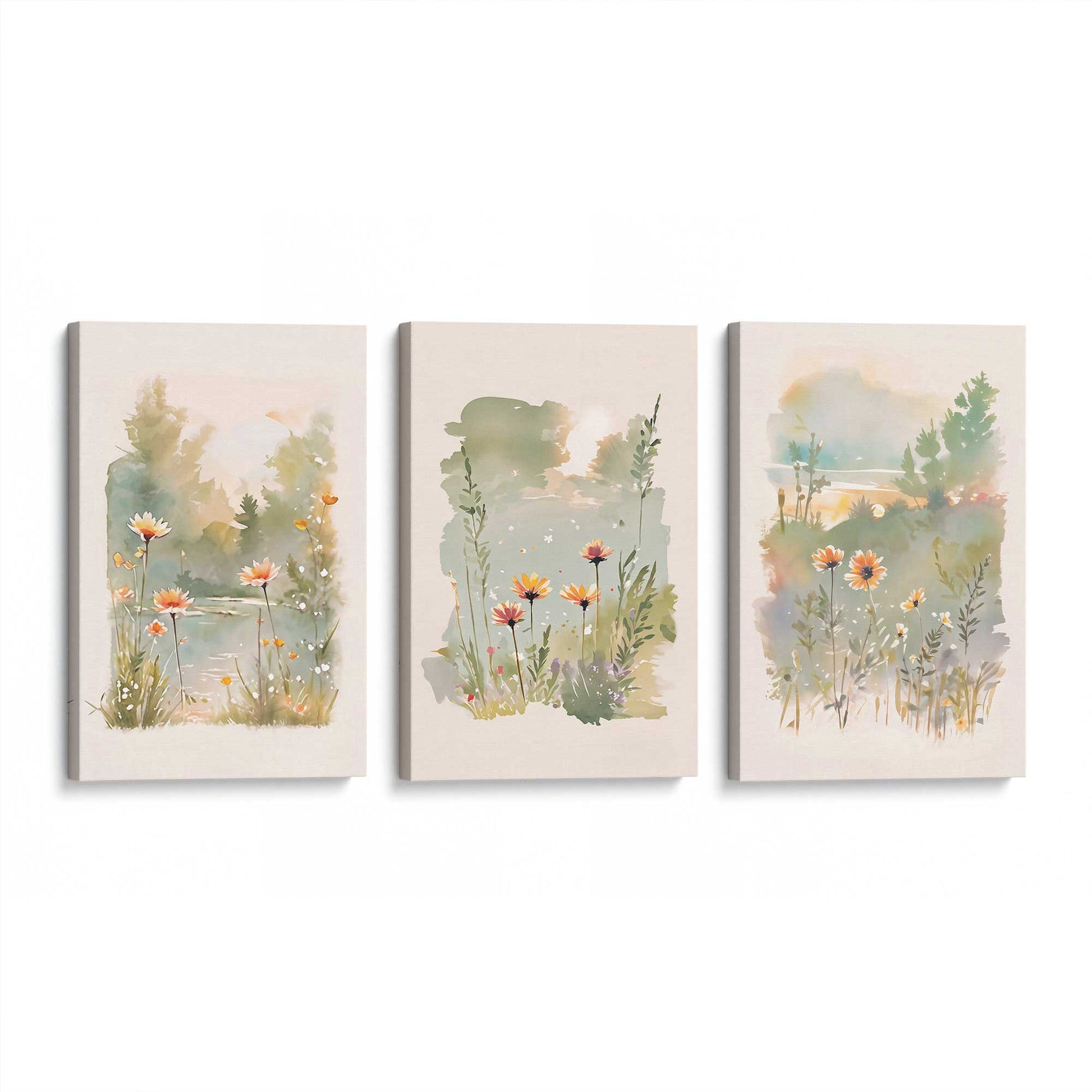 [Color:Stretched Canvas], Picture of art at an angle