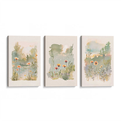 [Color:Stretched Canvas], Picture of art at an angle