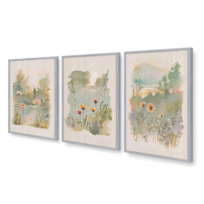 [Color:Polished Chrome], Picture of art in a Polished Chrome frame at an angle