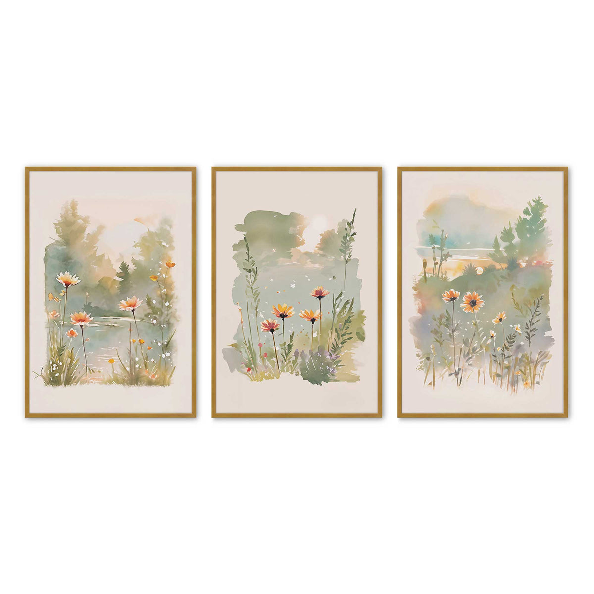 [Color:Polished Gold], Picture of art in a Polished Gold frame
