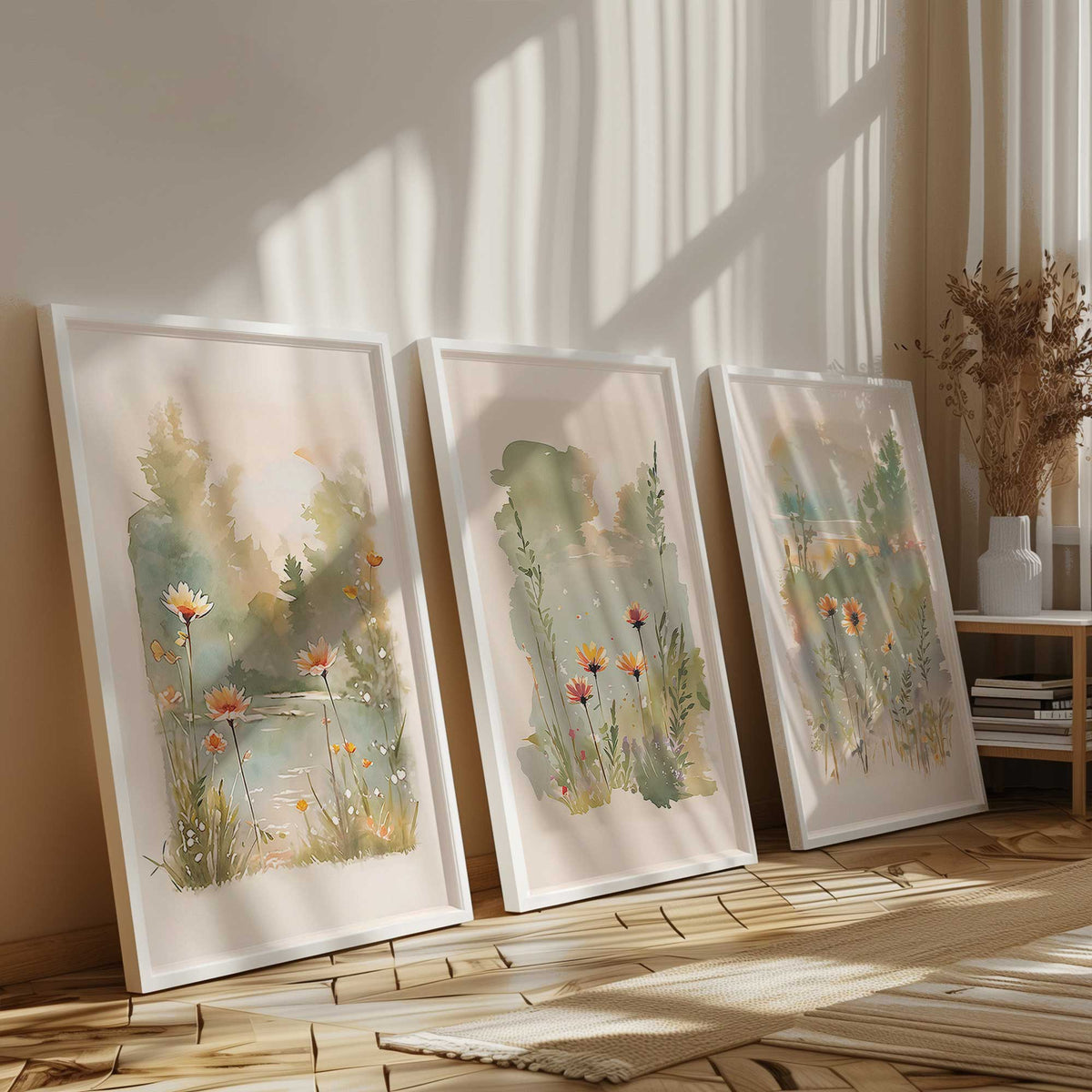 [Color:American Maple], Picture of art in an American Maple frame