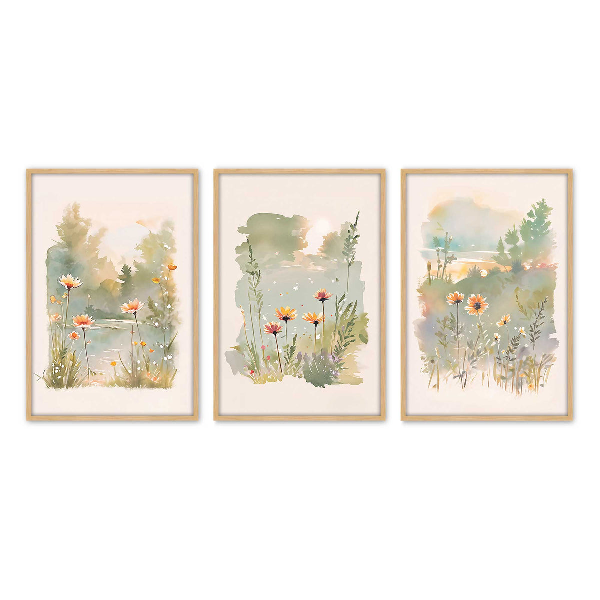 [Color:American Maple], Picture of art in a American Maple frame