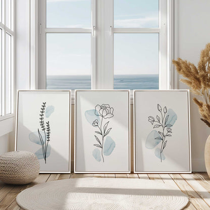 [Color:Opaque White], Picture of art in a White frame
