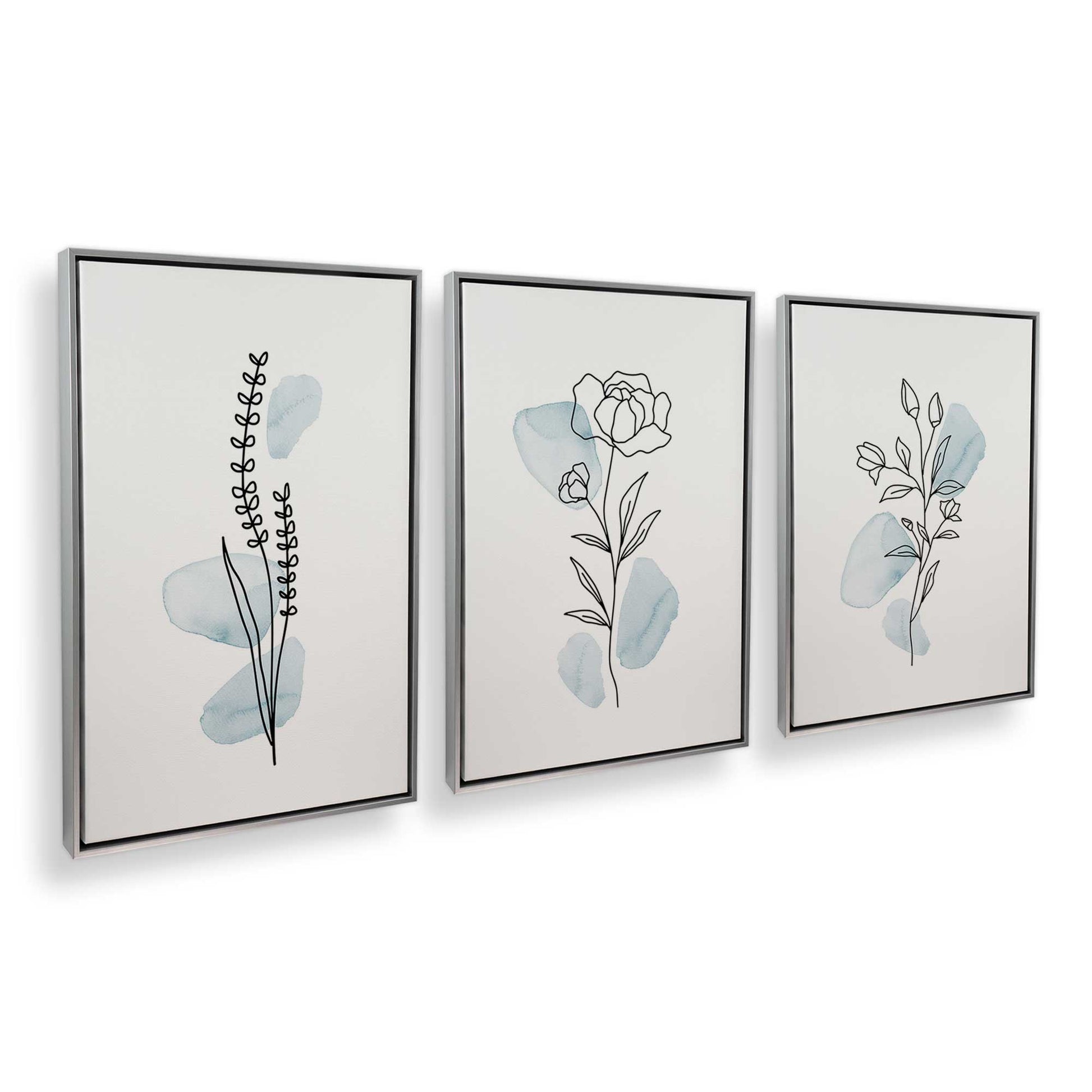 [Color:Polished Chrome], Picture of art in a Polished Chrome frame at an angle