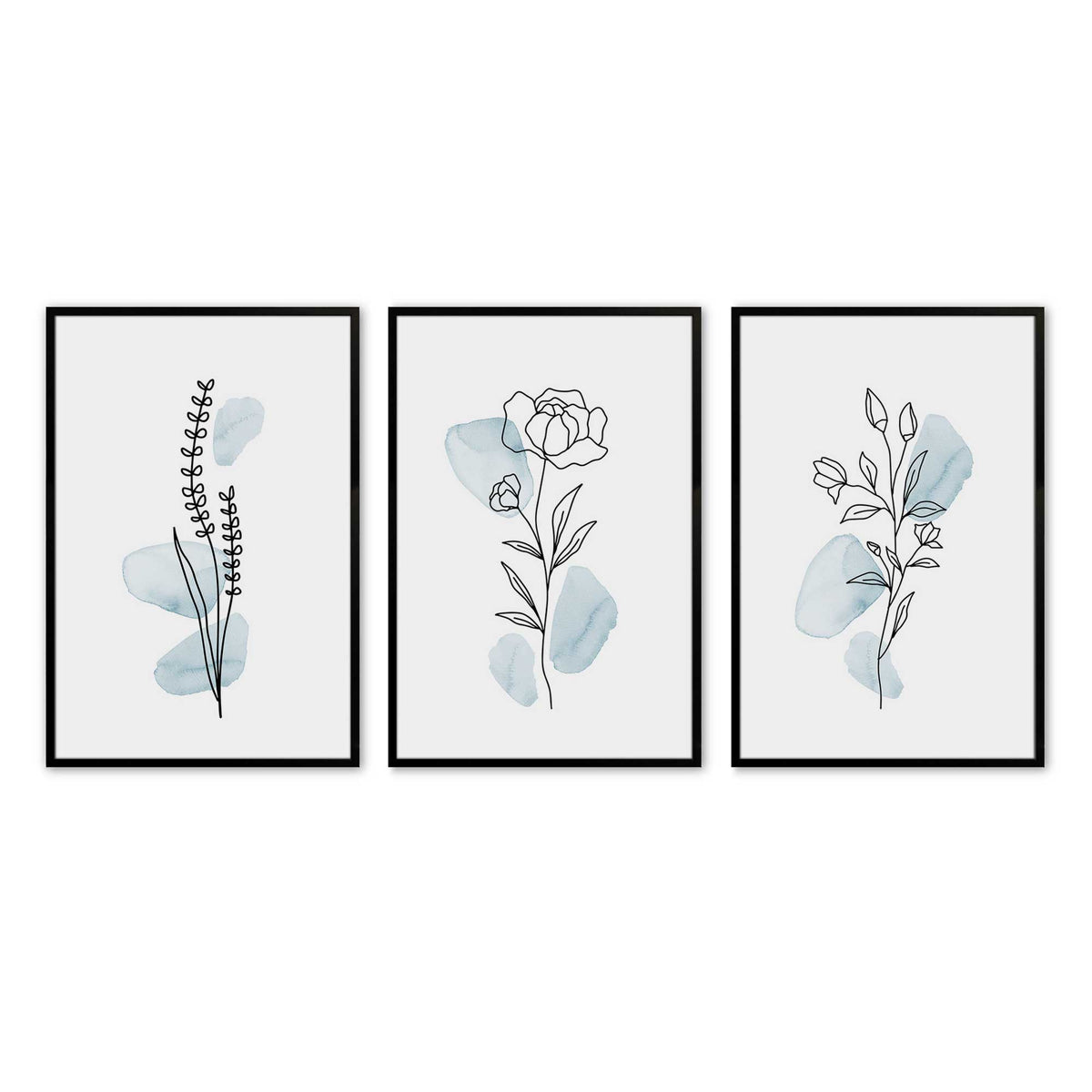 [Color:Satin Black], Picture of art in a Satin Black frame