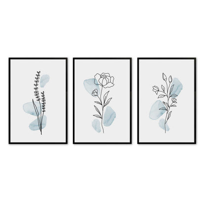 [Color:Satin Black], Picture of art in a Satin Black frame