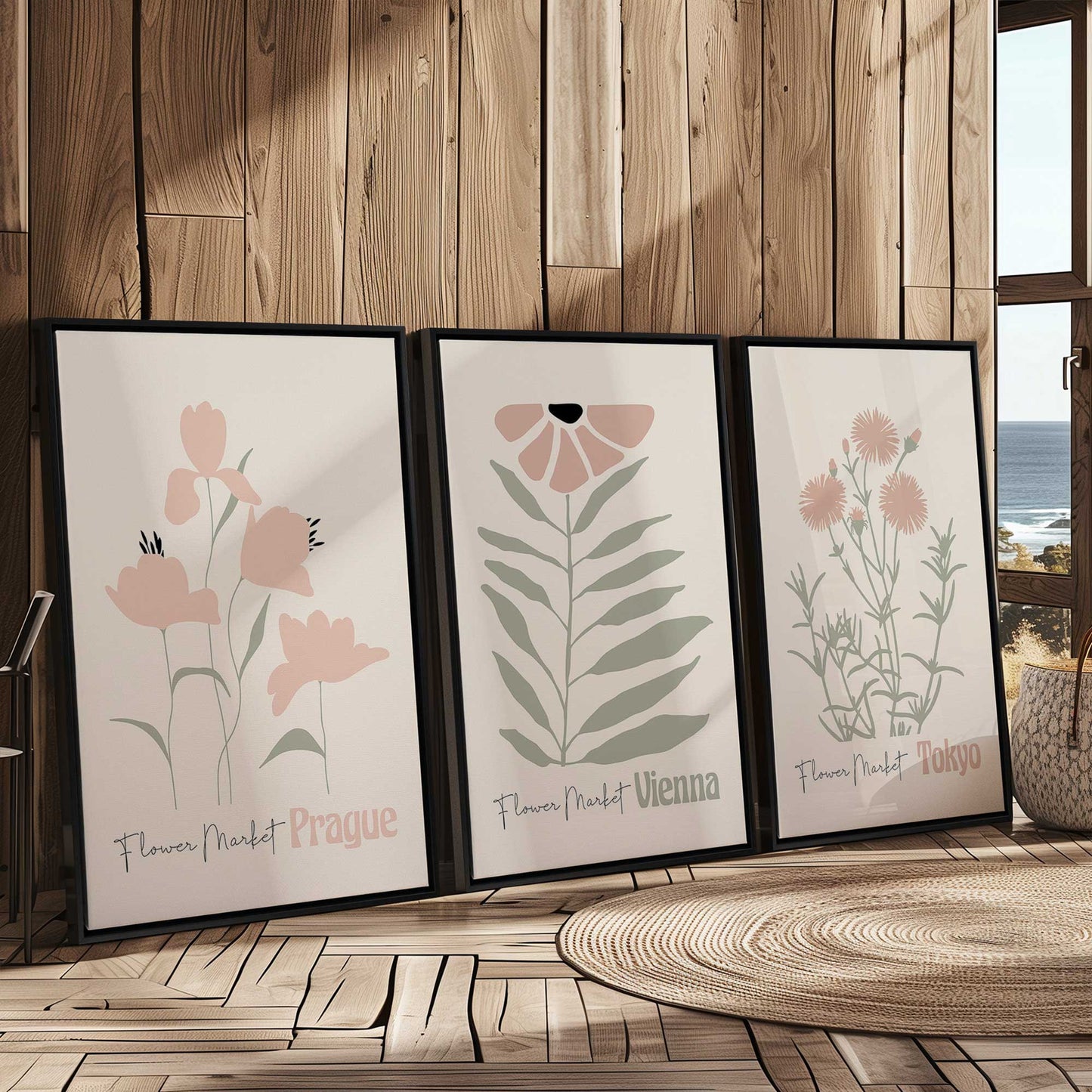 [Color:American Maple], Picture of art in a American Maple frame