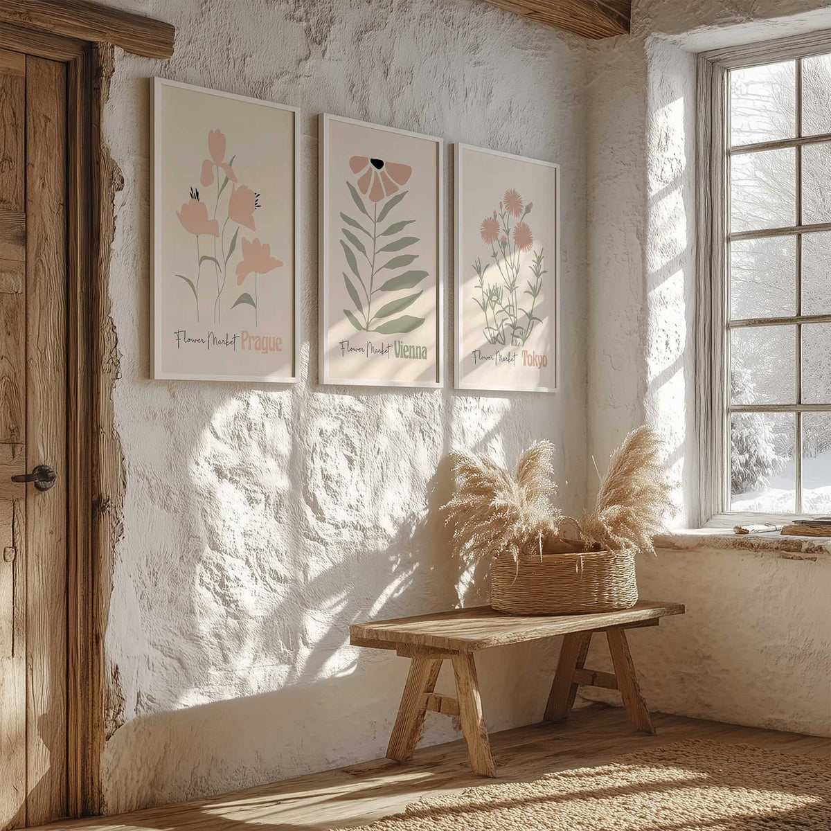 [Color:Opaque White], Picture of art in an Opaque White frame
