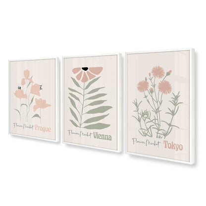 [Color:Opaque White], Picture of art in a Opaque White frame at an angle