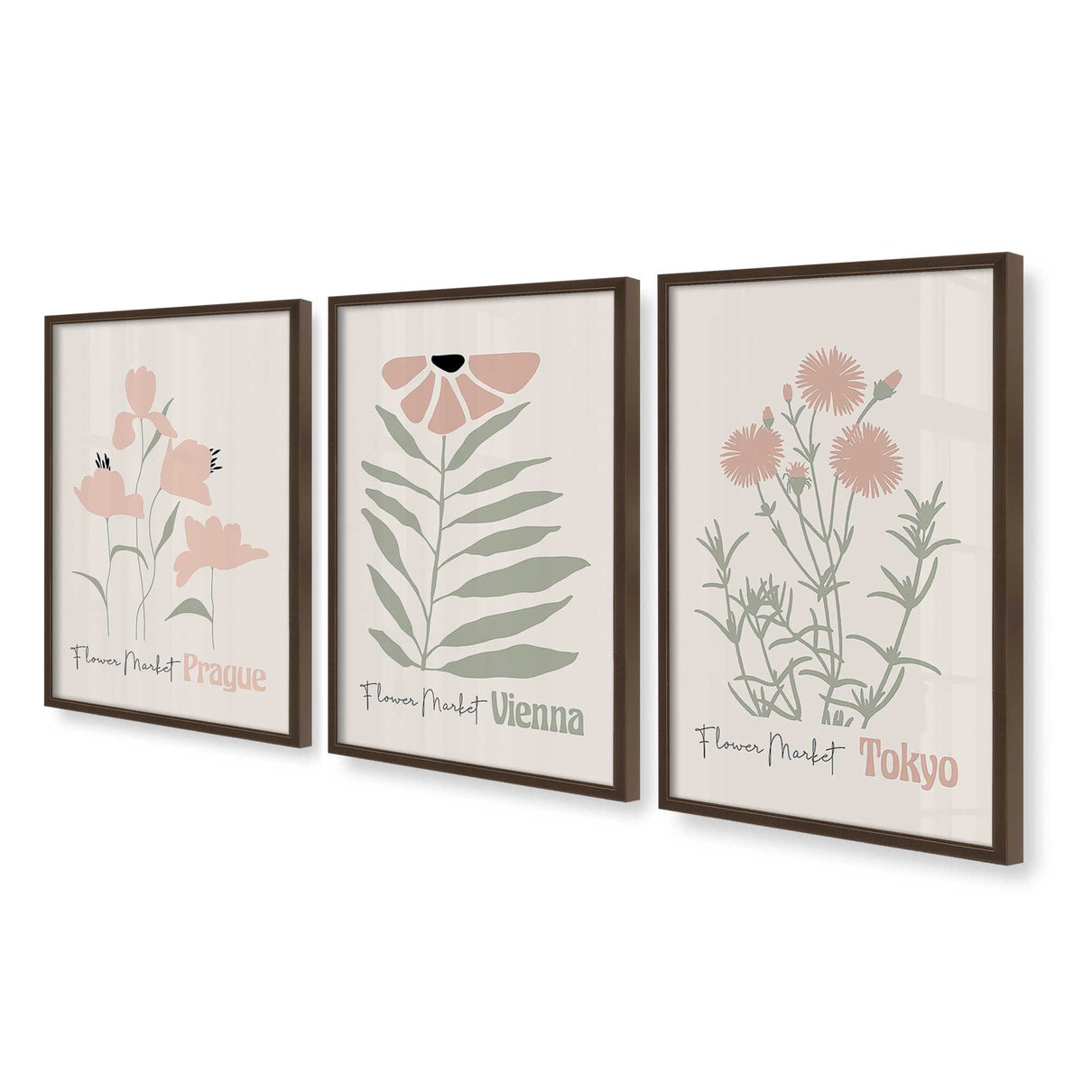 [Color:Belvinder Brown], Picture of art in a Belvinder Brown frame at an angle