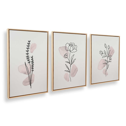 [Color:American Maple], Picture of art in an American Maple frame at an angle