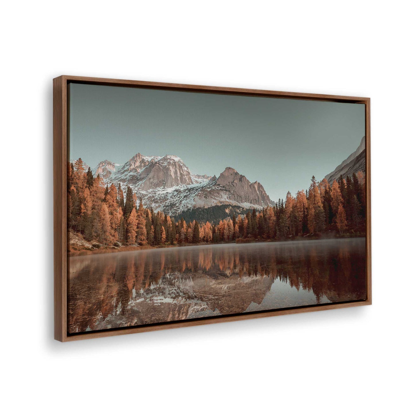 [Color:Walnut], Picture of the corner of the art
