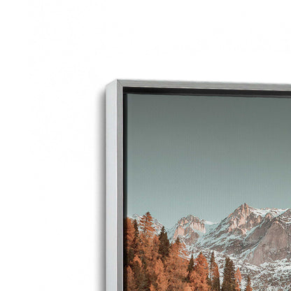 [Color:Polished Chrome], Picture of art in a Polished Chrome frame at an angle