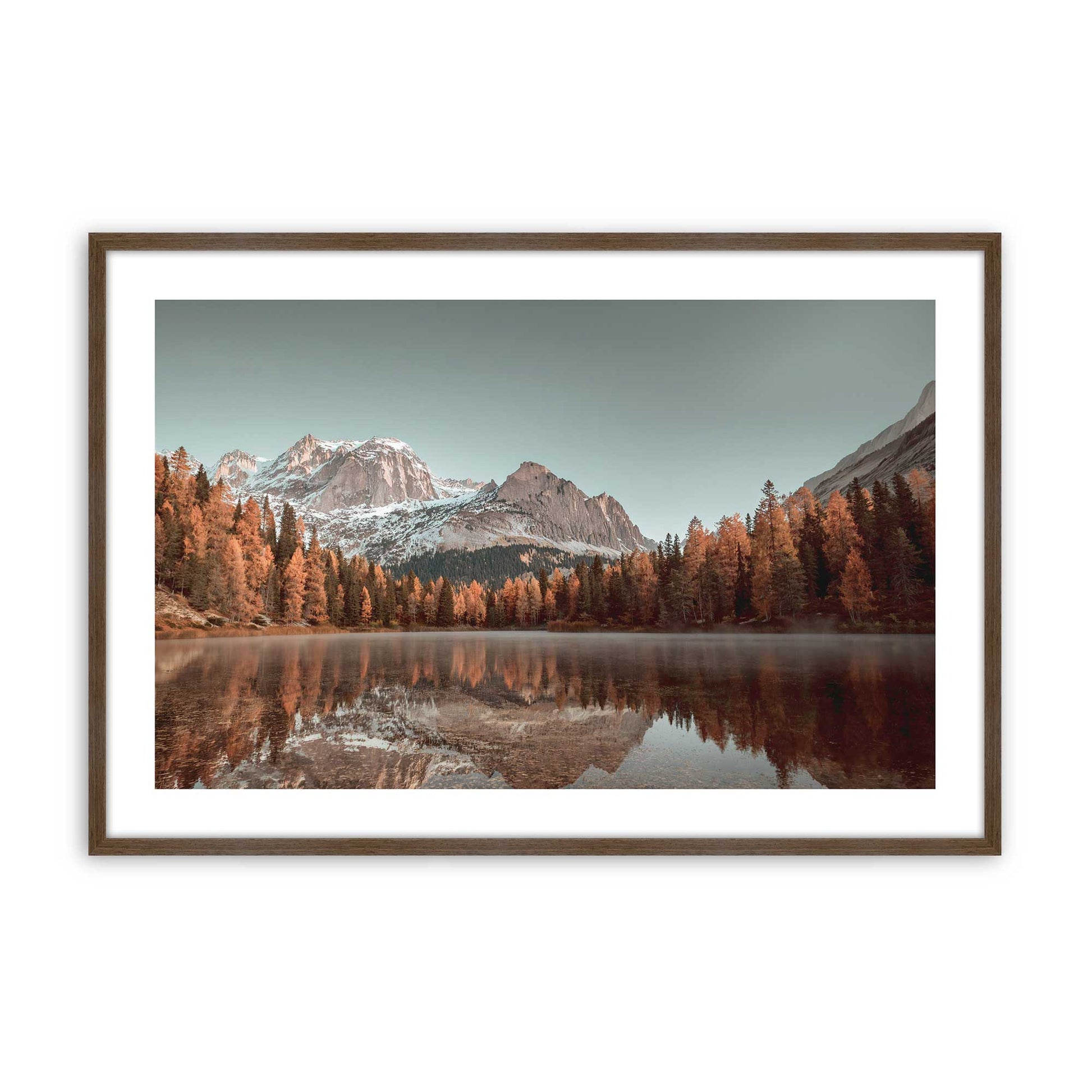 [Color:Walnut], Picture of art in a Walnut frame