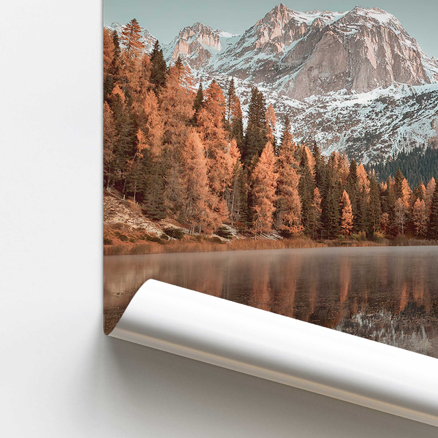 [Color:Rolled Print], Picture of art in a Rolled Print frame of the corner