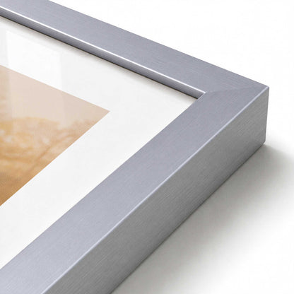 [Color:Polished Chrome], Picture of art in a Polished Chrome frame at an angle