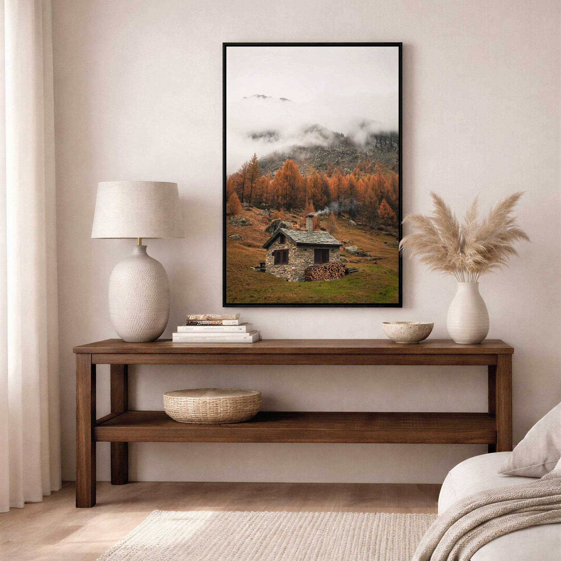 Picture of art in a room