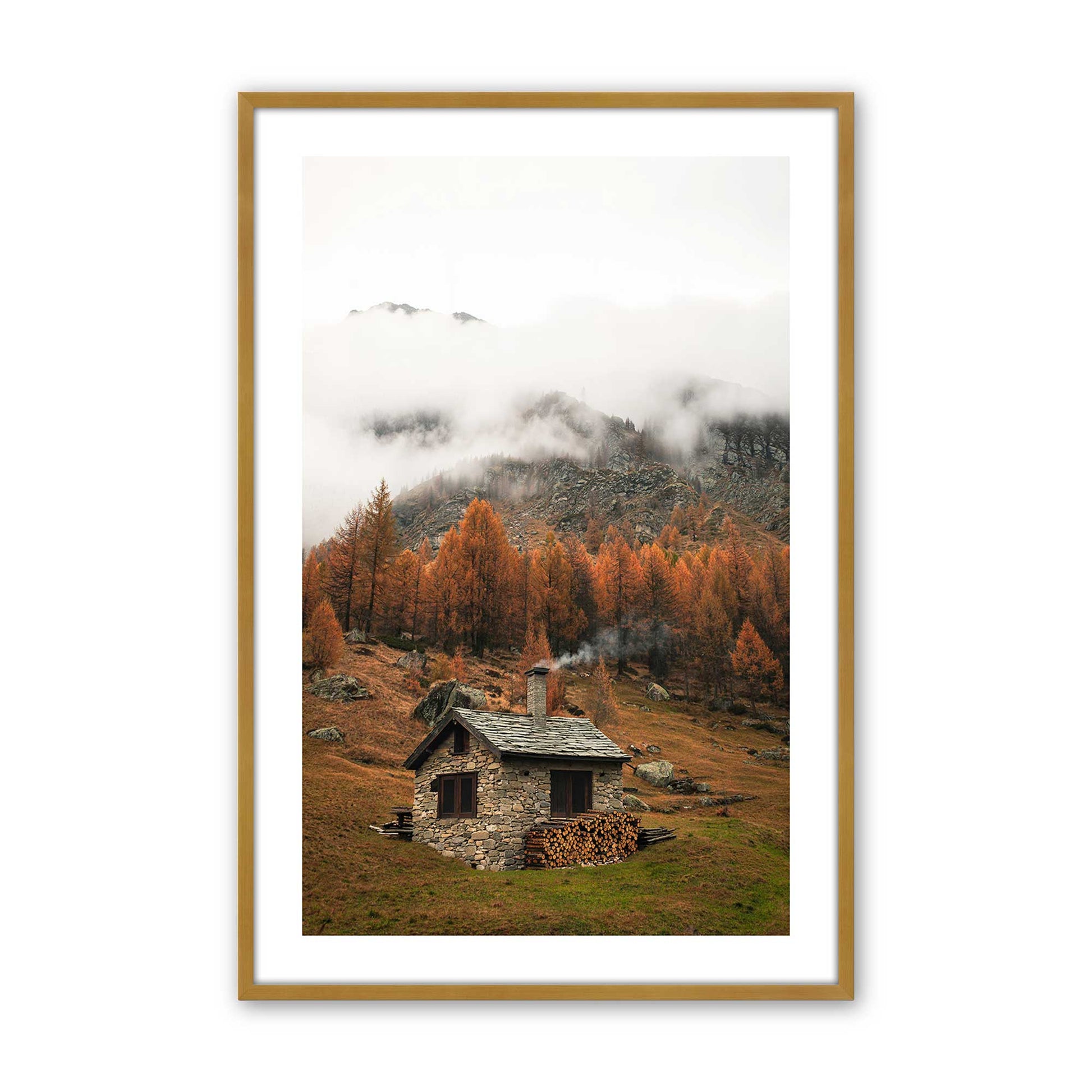 [Color:Polished Gold], Picture of art in a Polished Gold frame