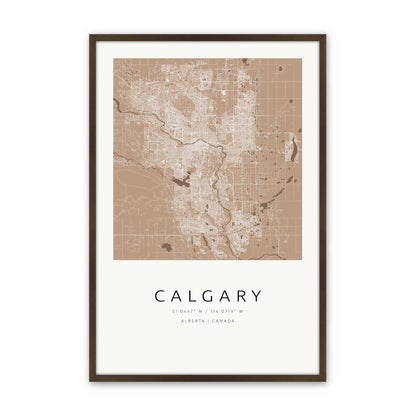 [Color:Belvinder Brown], Picture of art in a Belvinder Brown frame