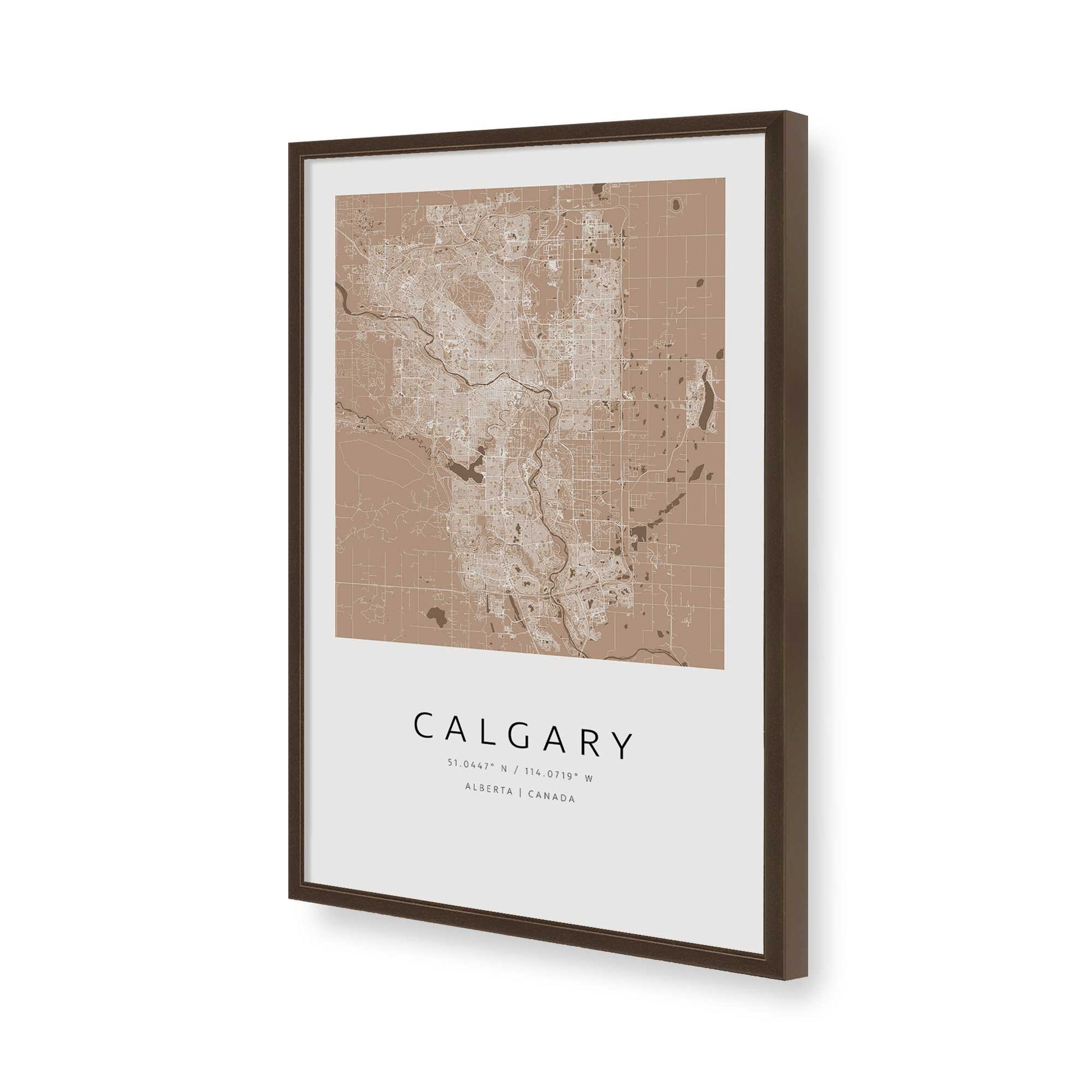 [Color:Belvinder Brown], Picture of art in a Belvinder Brown frame of the corner