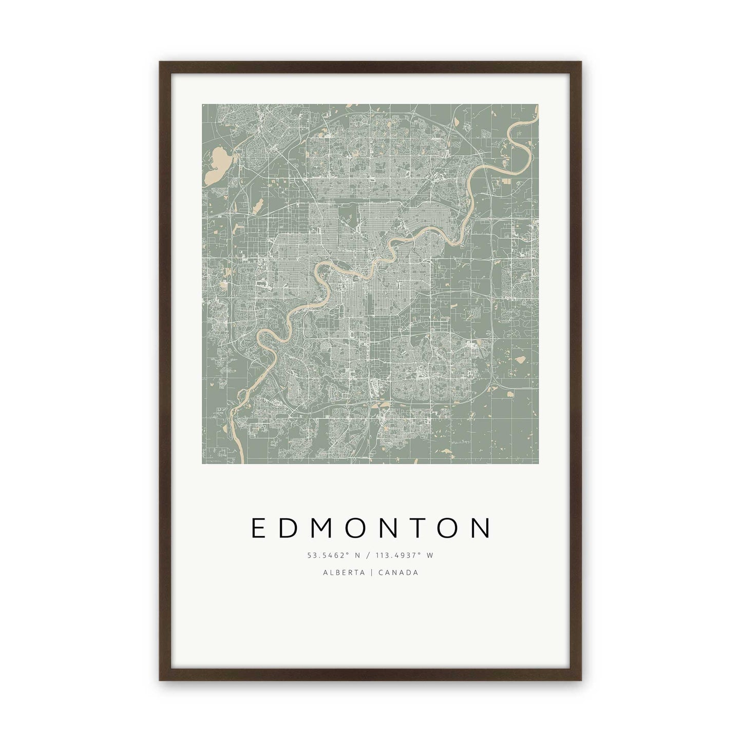 [Color:Belvinder Brown], Picture of art in a Belvinder Brown frame