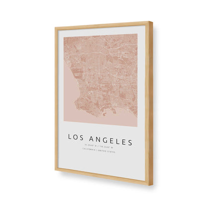 [Color:American Maple], Picture of art in a American Maple frame of the corner