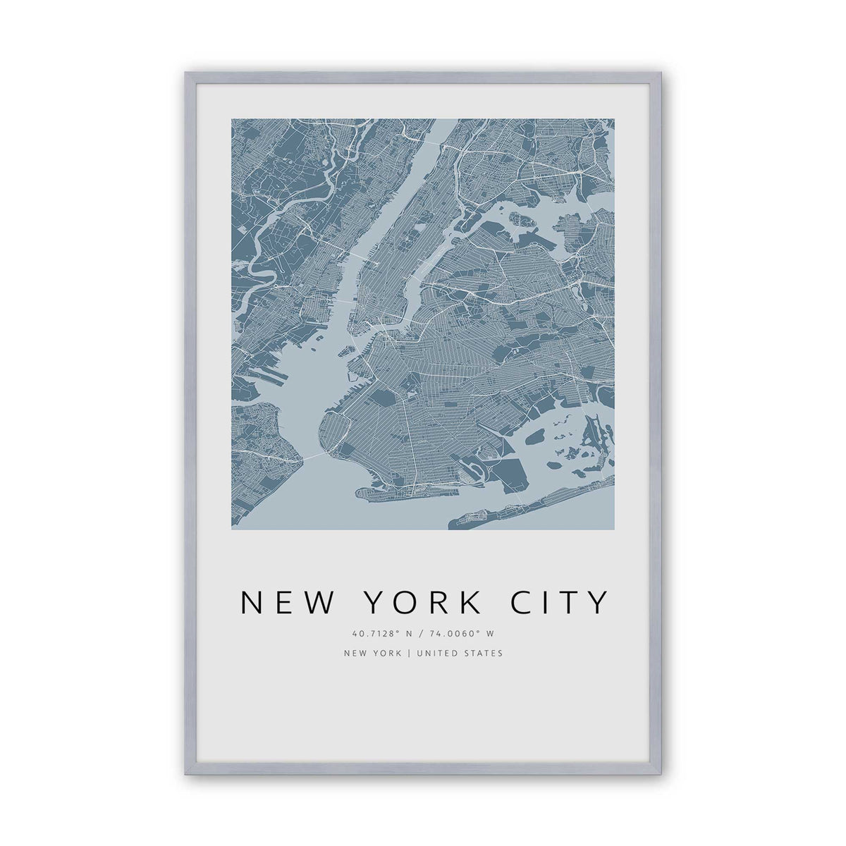 Chicago, Los Angeles & New York City Grids Set of 3 Art Prints