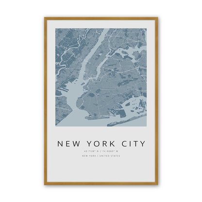Chicago, Los Angeles & New York City Grids Set of 3 Art Prints