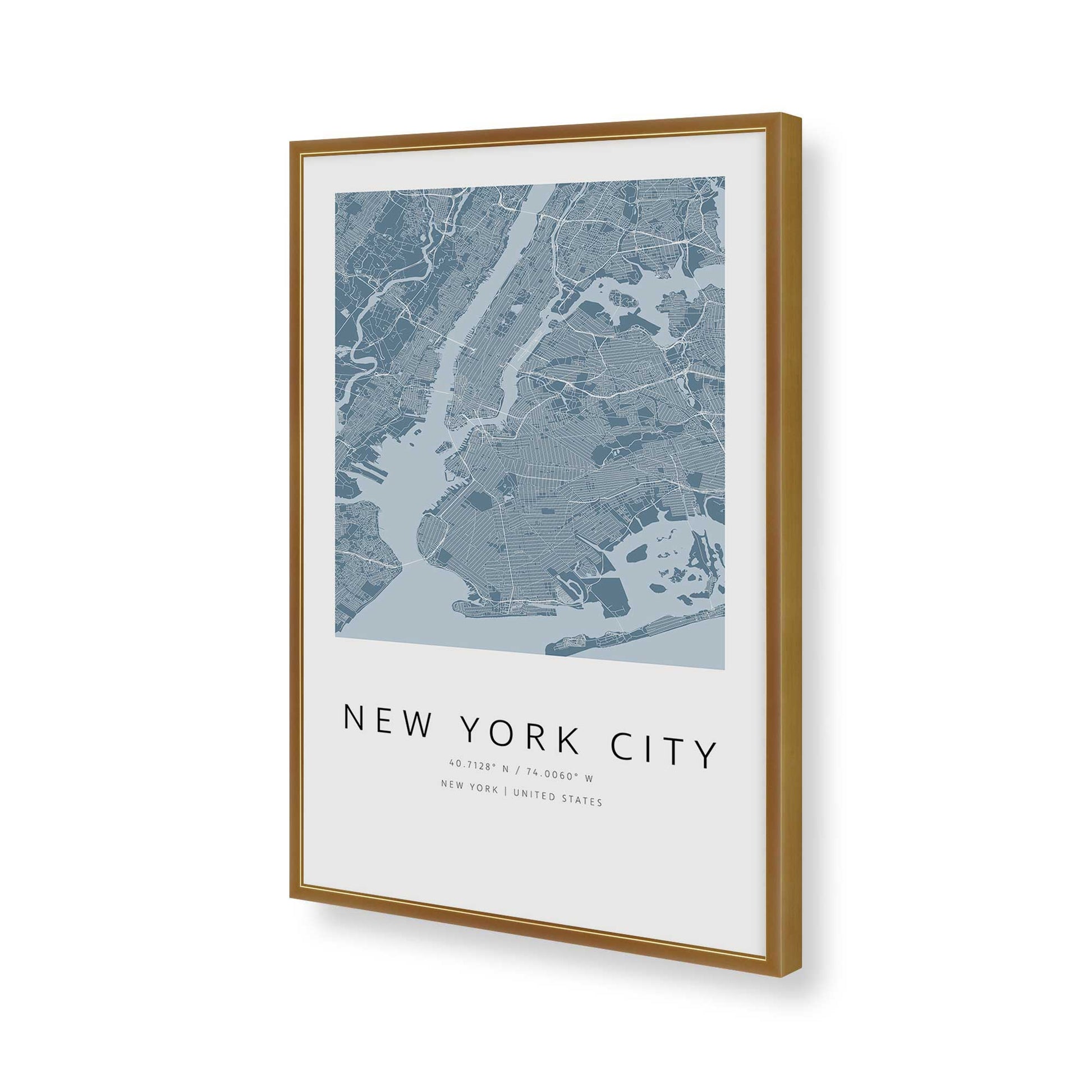[Color:Polished Gold], Picture of art in a Polished Gold frame of the corner